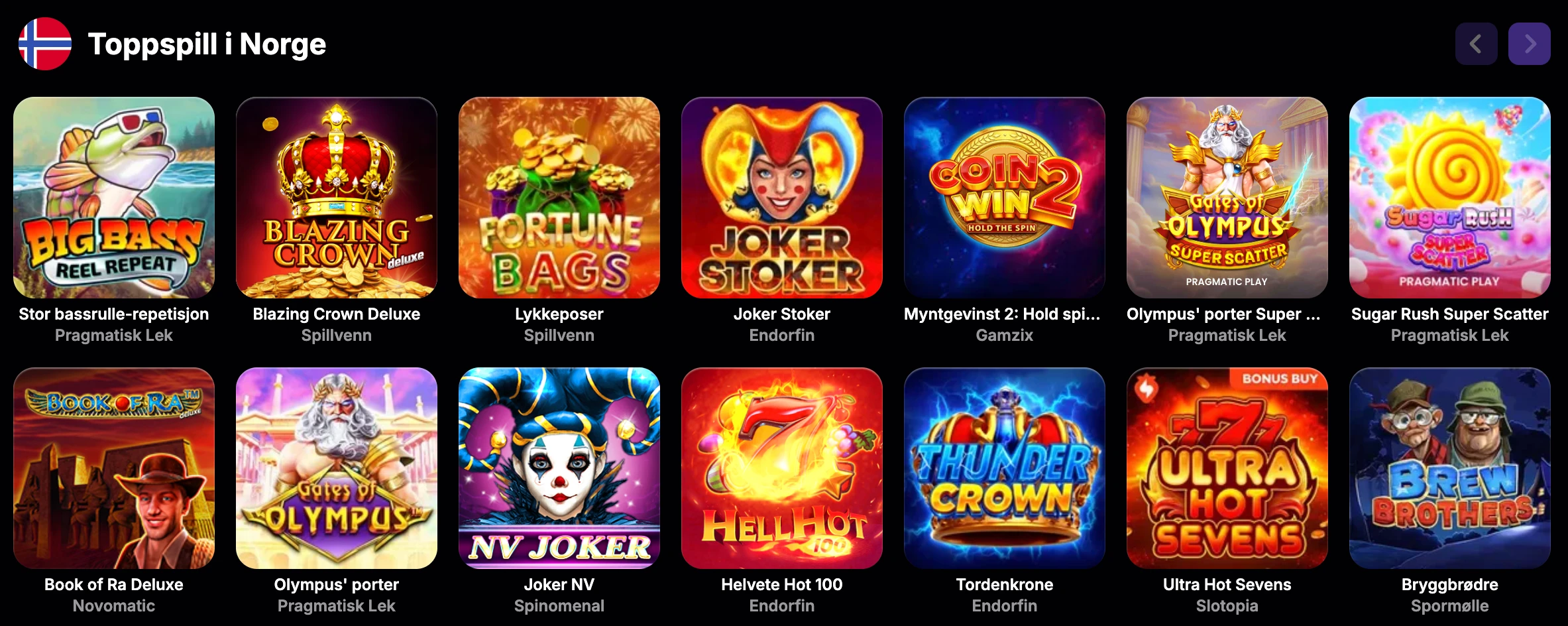 NV Casino spillutvalg